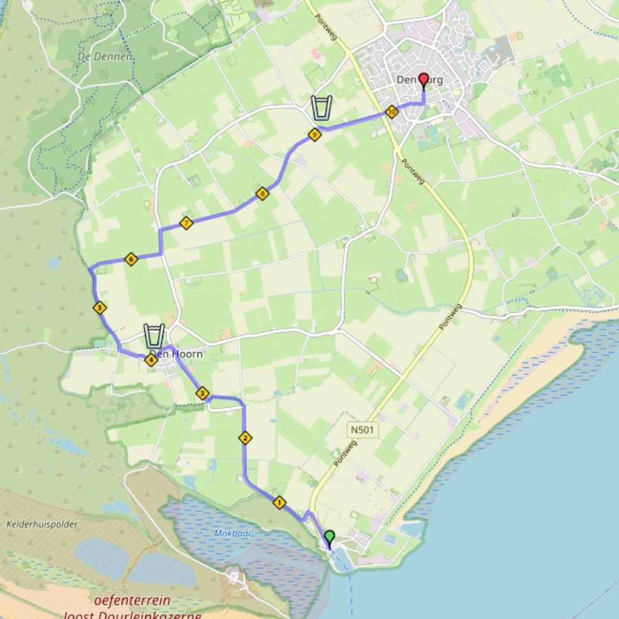 Deelnemers Texel Halve Marathon